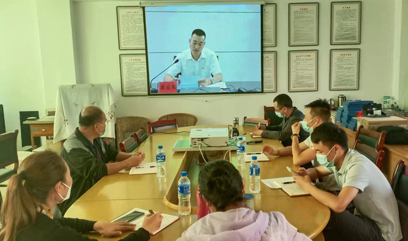 州委组织部部务委员蔺应闯作开班动员讲话